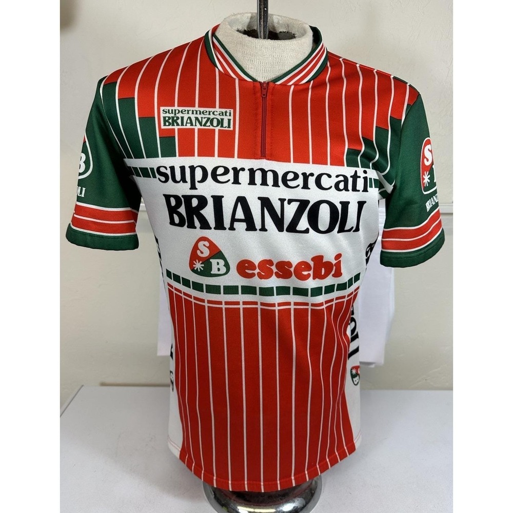 Supermercati Brianzoli - Essebi Men's M Cycling Jersey Bike Italian Team Vtg 80s